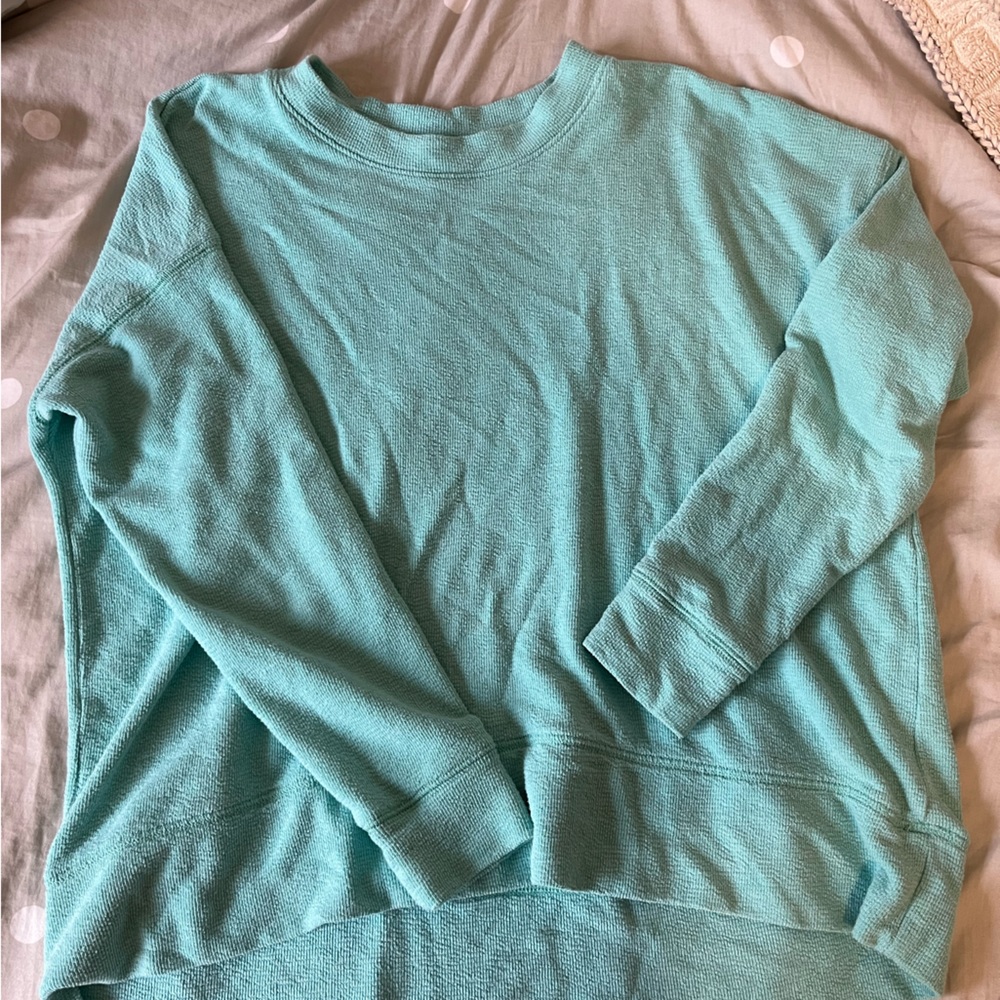 Aerie oversized turquoise long sleeve